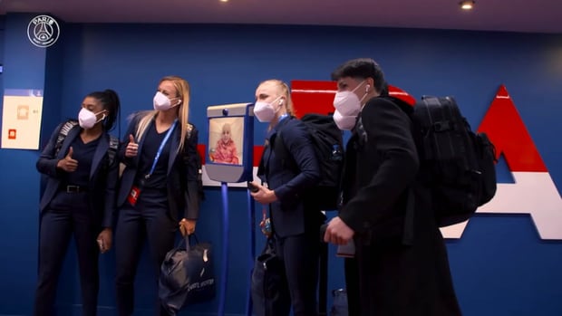Behind the scenes of PSG Women qualification vs Munich